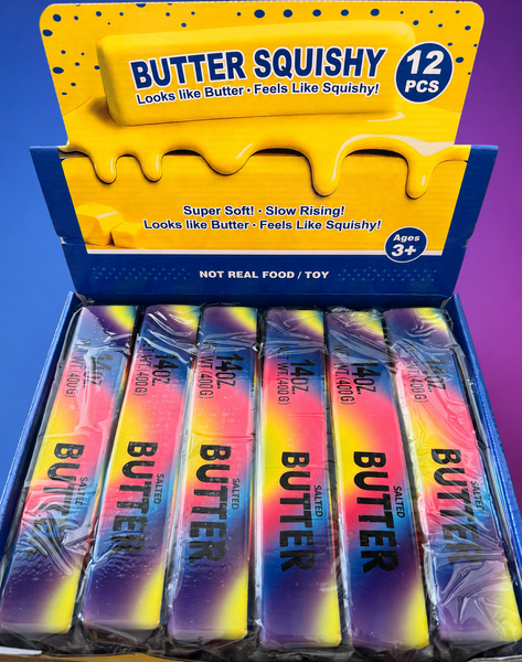 Дитяча антистрес-іграшка Сквіш Масло Squishy Butter 24 см 2024 фото