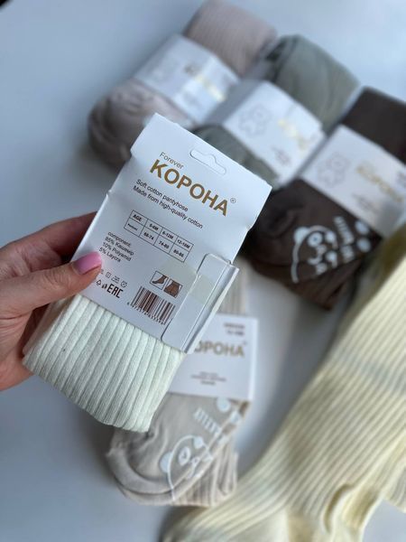 Теплі дитячі колготи в трендових кольорах, набір із 6 штук KW3339 фото