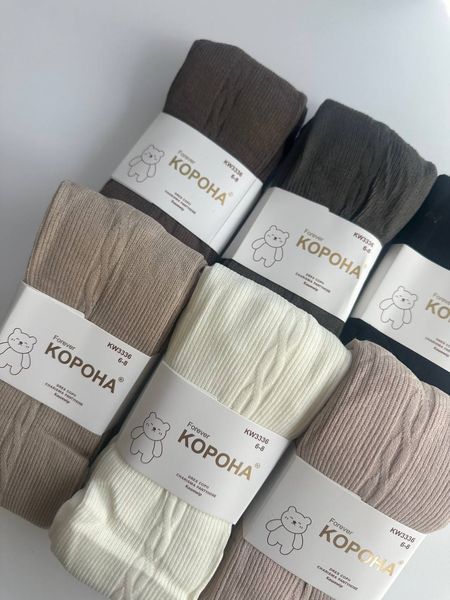 Дитячі зимові колготки з кашеміром, набір із 6 штук KW3336 фото