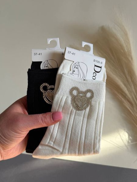 Бавовняні жіночі шкарпетки, 37-41 р. набір 10 пар B100-8 фото